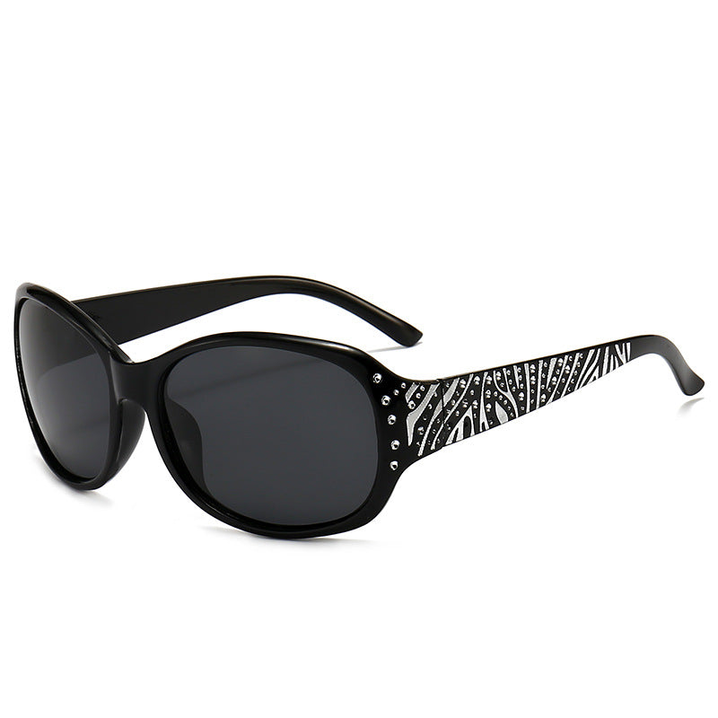 Gafas de sol de PC polarizadas al por mayor con diamantes